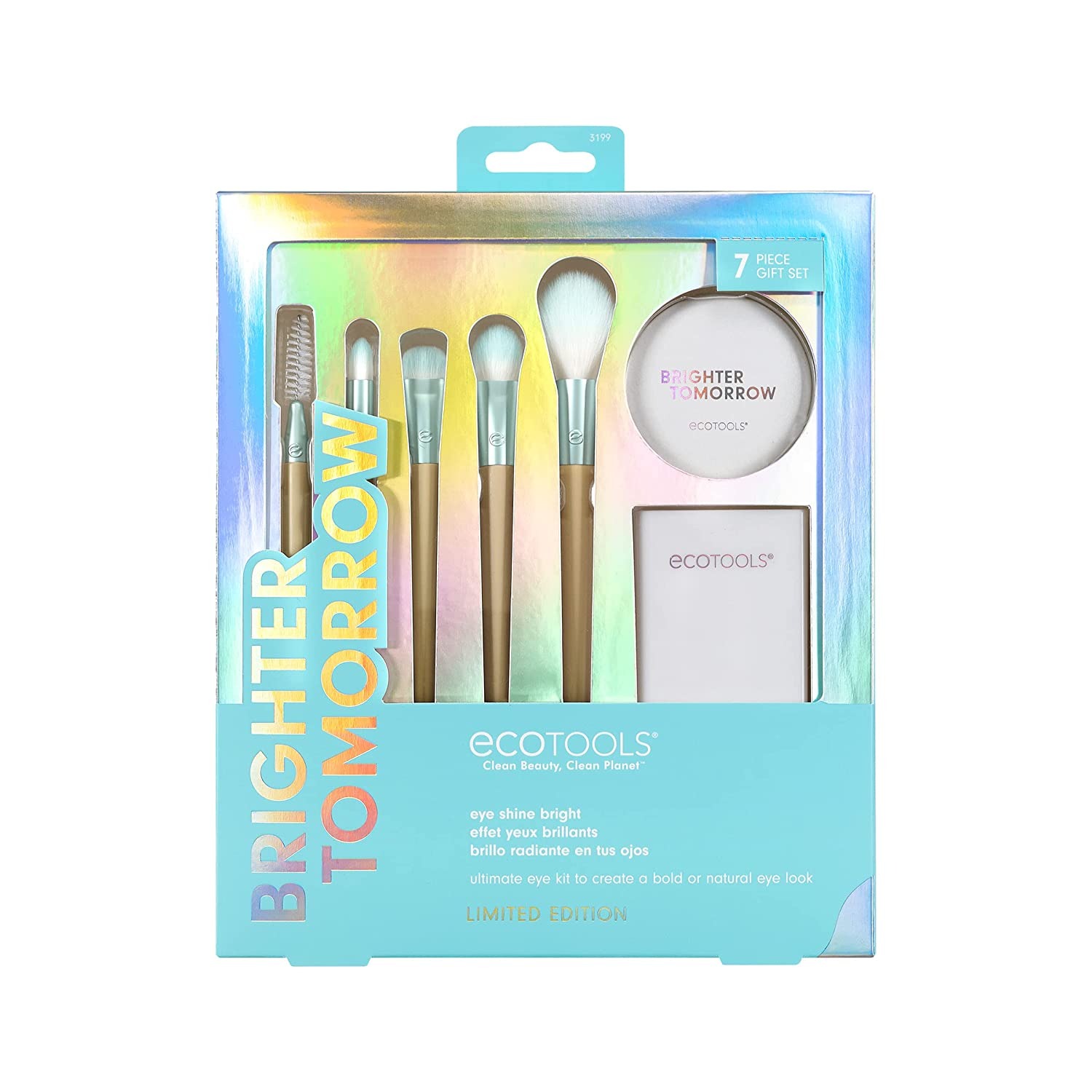 EcoTools Brighter Tomorrow ecsetszett, 7 db