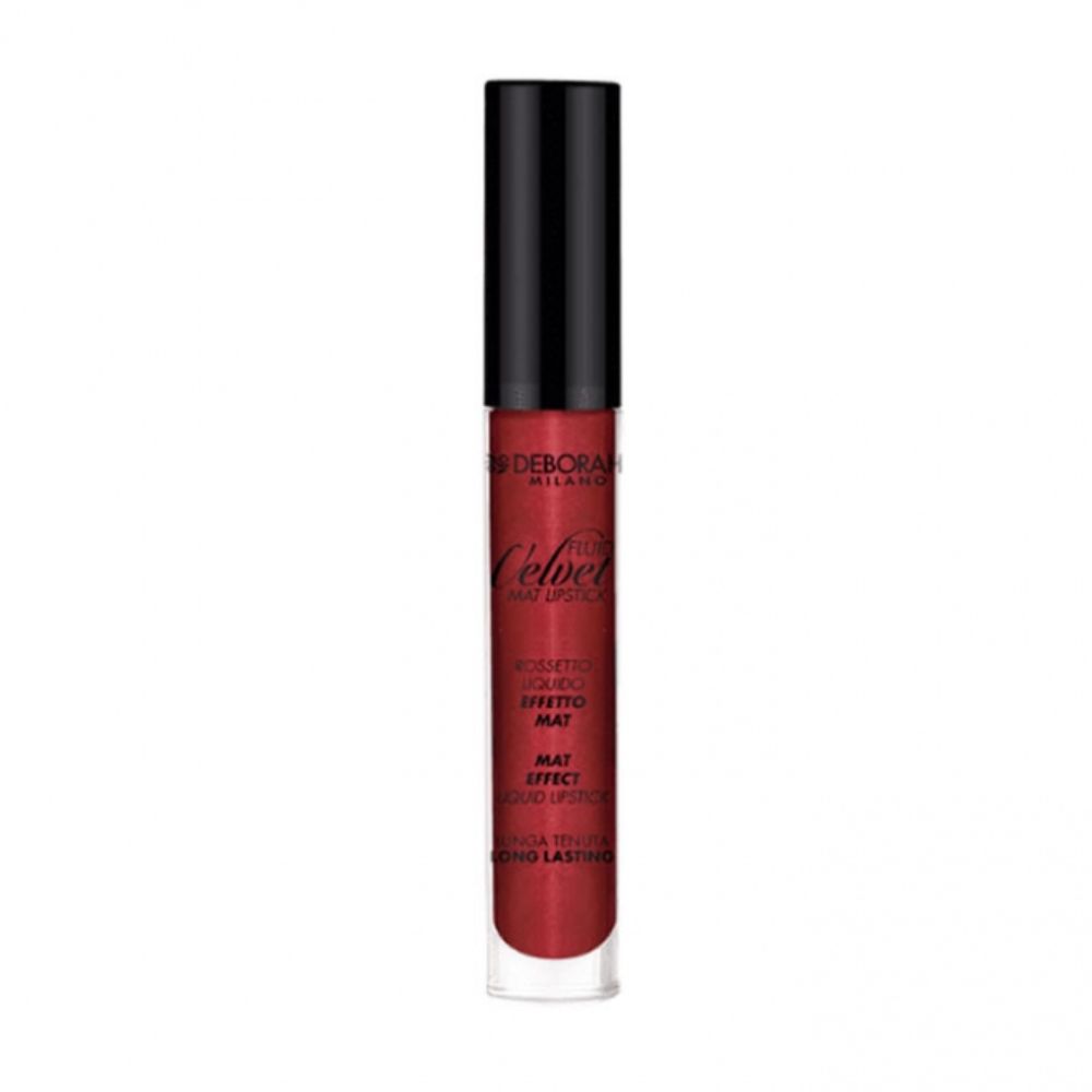 Deborah Fluid Velvet Matt folyékony rúzs 51 Metal Red 4,5 g