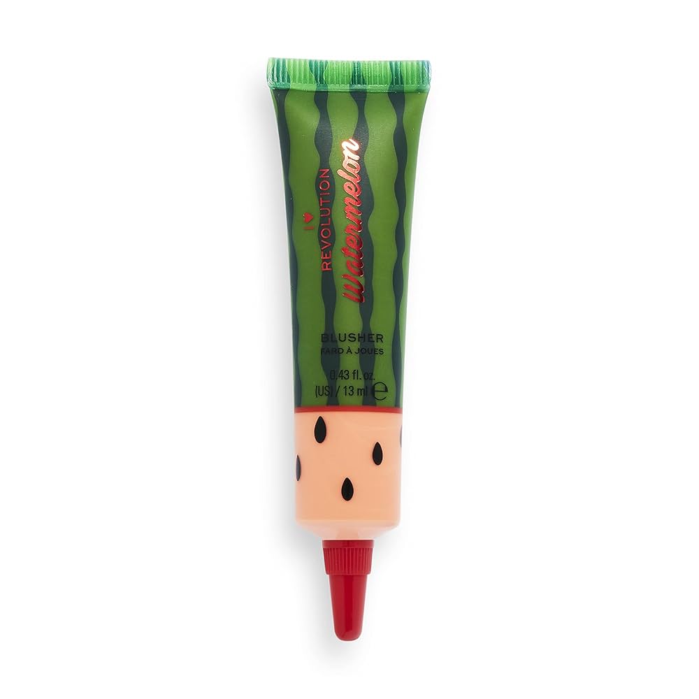 I Heart Revolution Tasty Watermelon Liquid Blush, Juicy, 13 ml