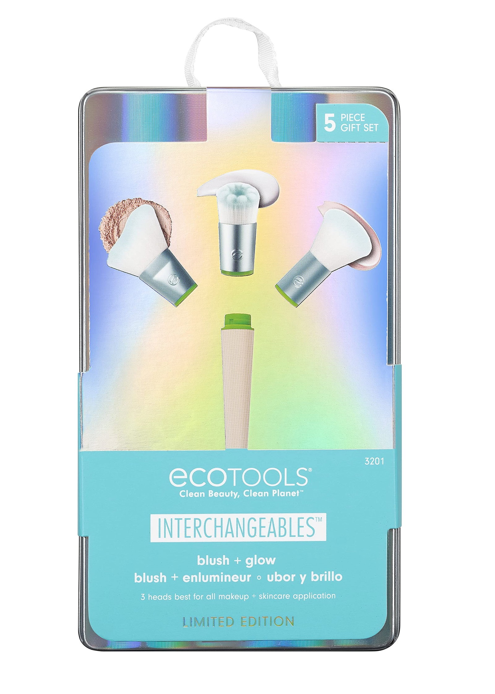 EcoTools Interchangeables Ecsetkészlet, 3 db