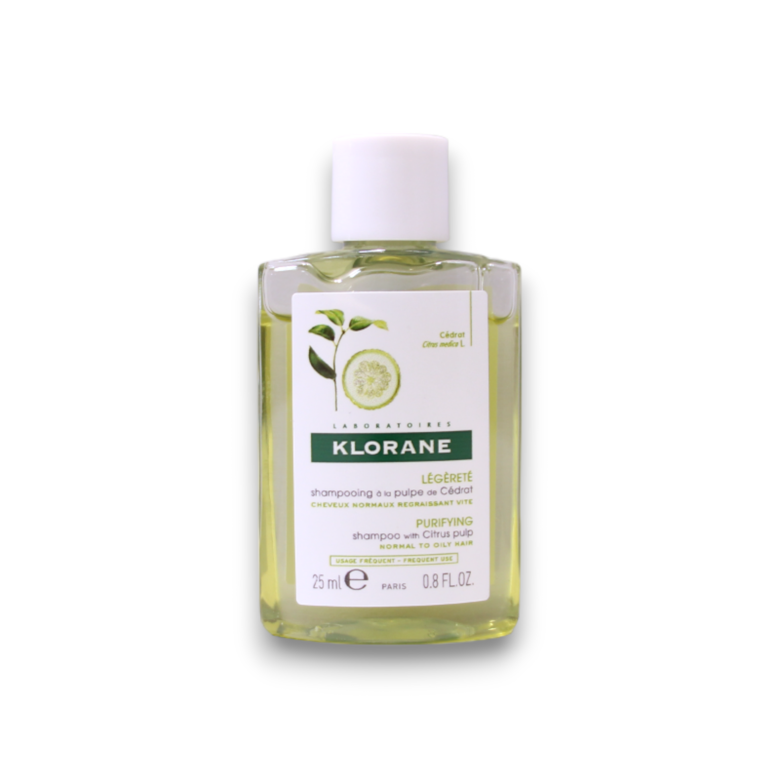 Klorane tisztító hajsampon 25 ml