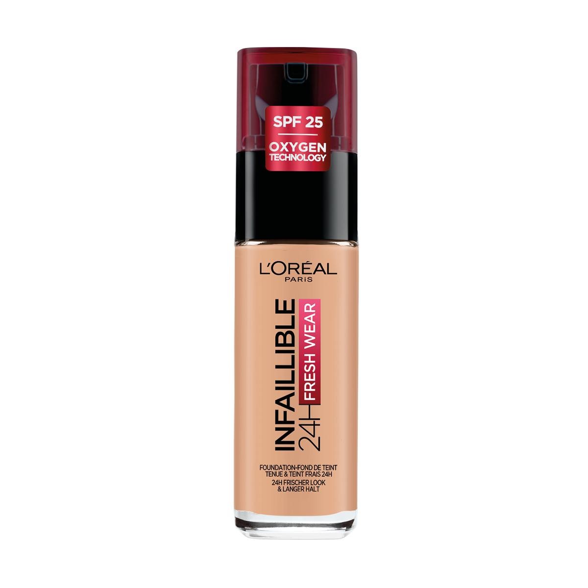 L'Oreal Paris Infaillible 24h Fresh Wear Alapozó 235 Honey SPF25 30ml