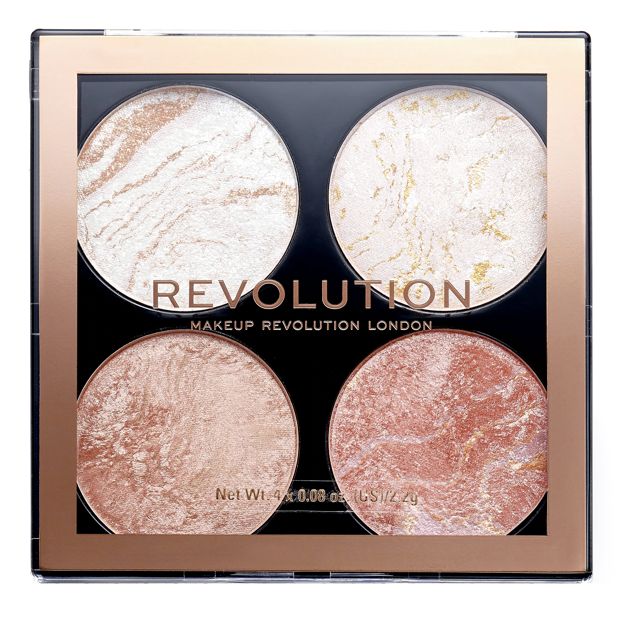 Makeup Revolution, Cheek Kit, Kontúrozó paletta, Take A Breather, 4