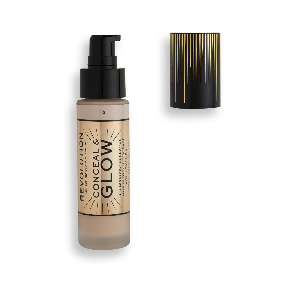 Makeup Revolution Conceal & Glow krém alapozó F2 23 ml