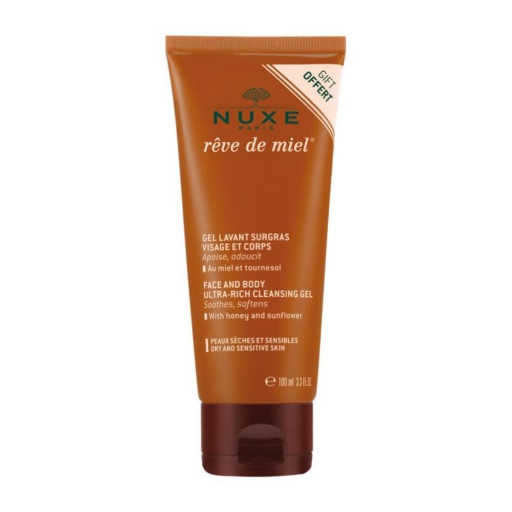 Nuxe, Reve de Miel Ultra Rich, Tisztító gél, Arcra, 100 ml