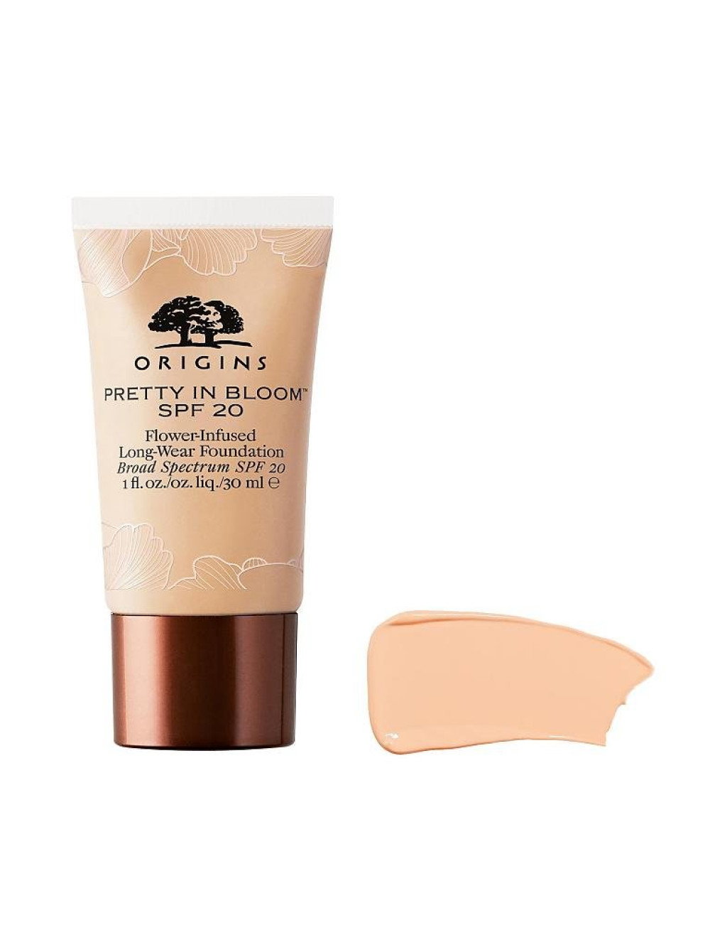 Origins Pretty In Bloom Krém Alapozó 540 Medium Deep Golden Warm SPF20 30ml
