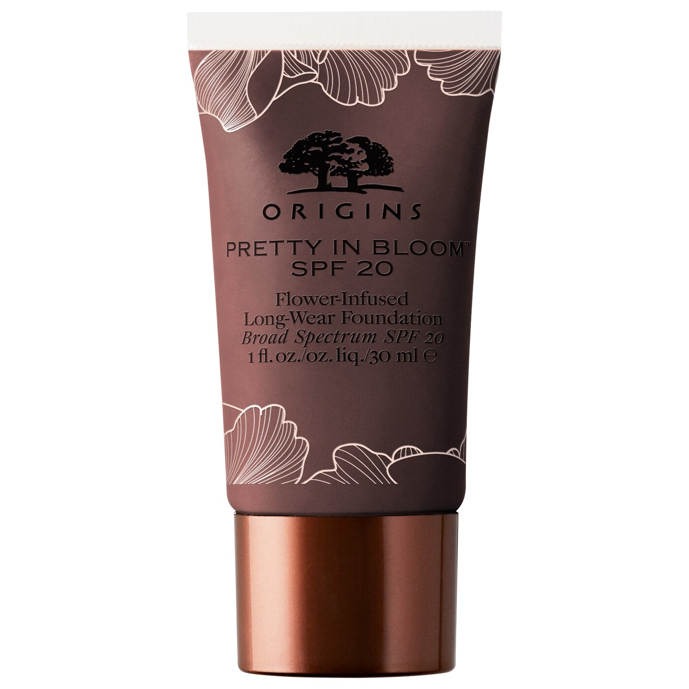 Origins Pretty In Bloom alapozó 740 Very Deep Cool SPF20, 30 ml