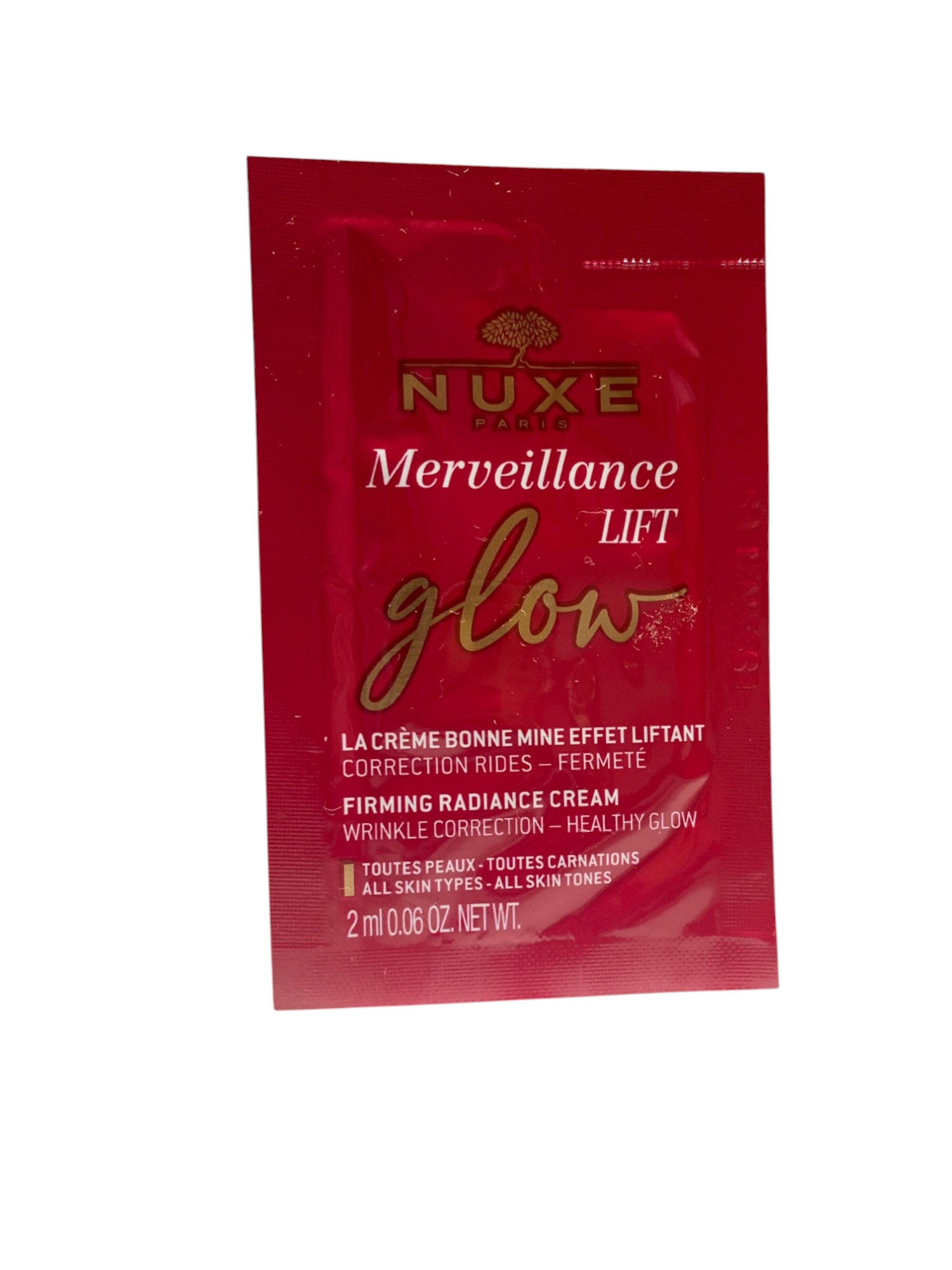Nuxe, Merveillance Lift, Ragyogást adó feszesítő, Krém, Arcra, 2 ml *Minta