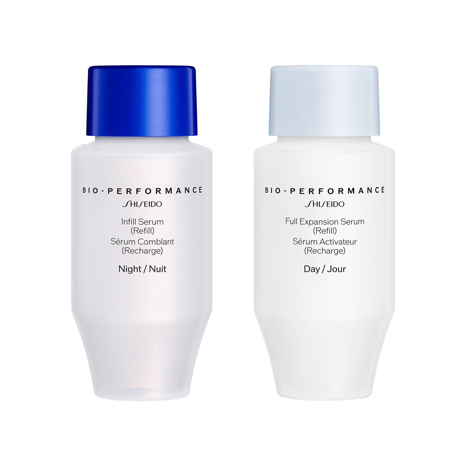 Set Shiseido: Bio-Performance Skin Filler, Öregedésgátló, Nappali, Szérum, Arcra, Refill, 30 ml + Bio-Performance Skin Filler, Öregedésgátló, Éjszakai, Szérum, Arcra, Refill, 30 ml