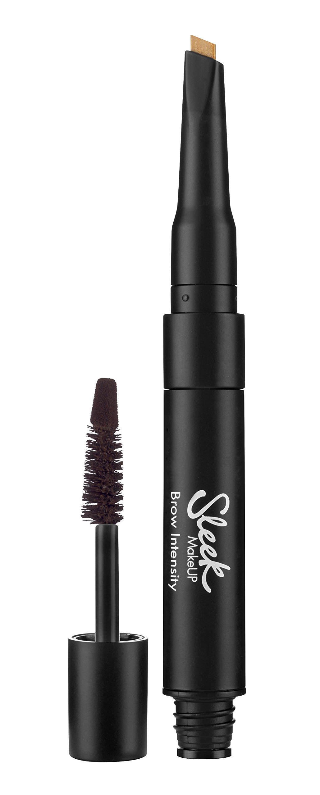 Sleek MakeUP, Brow Intensity, Mascara & Highlighter 2-In-1, Dark + Gold, 3