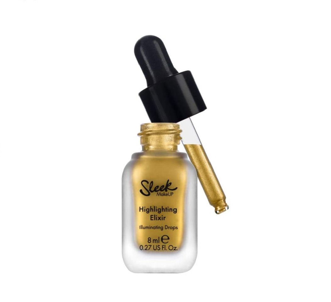 Sleek MakeUP Elixir Liquid Highlighter, Gold, 8 ml