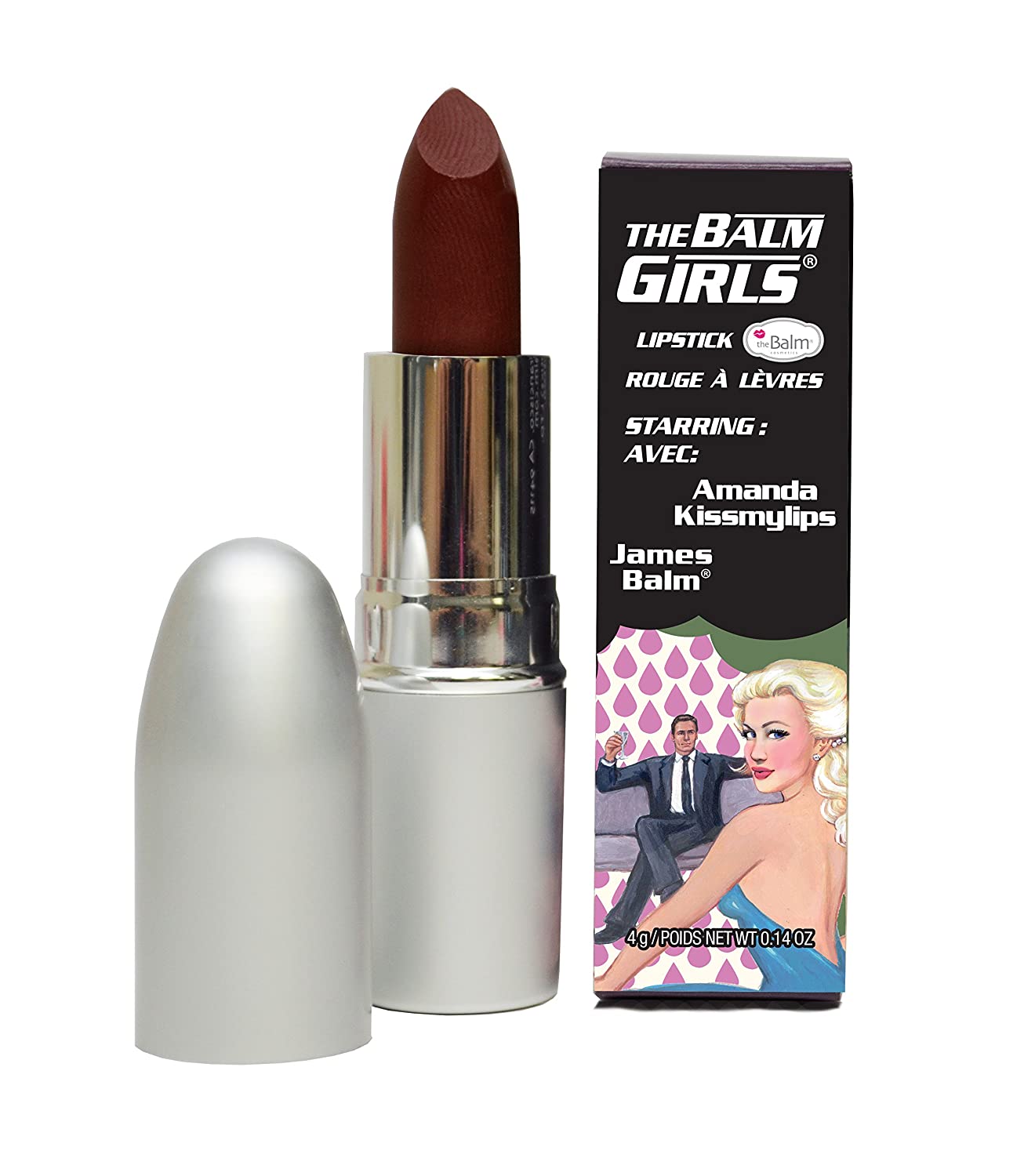 The Balm Girls krémes rúzs, Marron Berry, 4 g