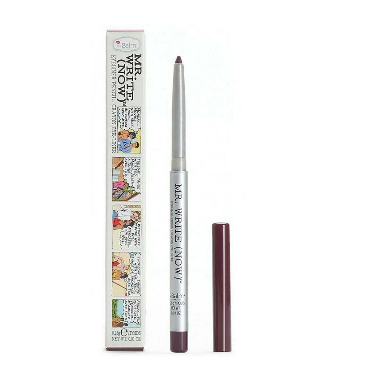 The Balm Mr.Write(Now) Precision gél szemceruza, B. Bordoeaux, 0.28 g