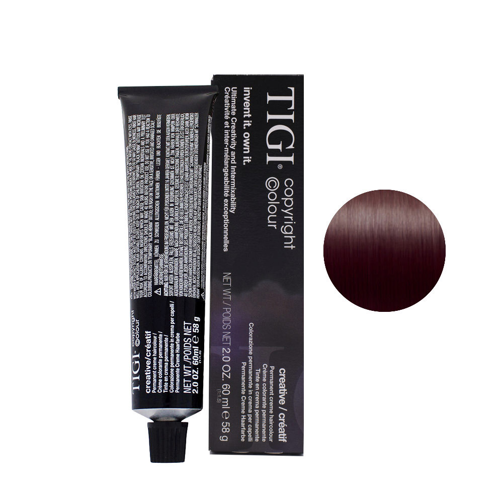 Tigi Colour Creative 4/2 tartós hajfesték 60 ml