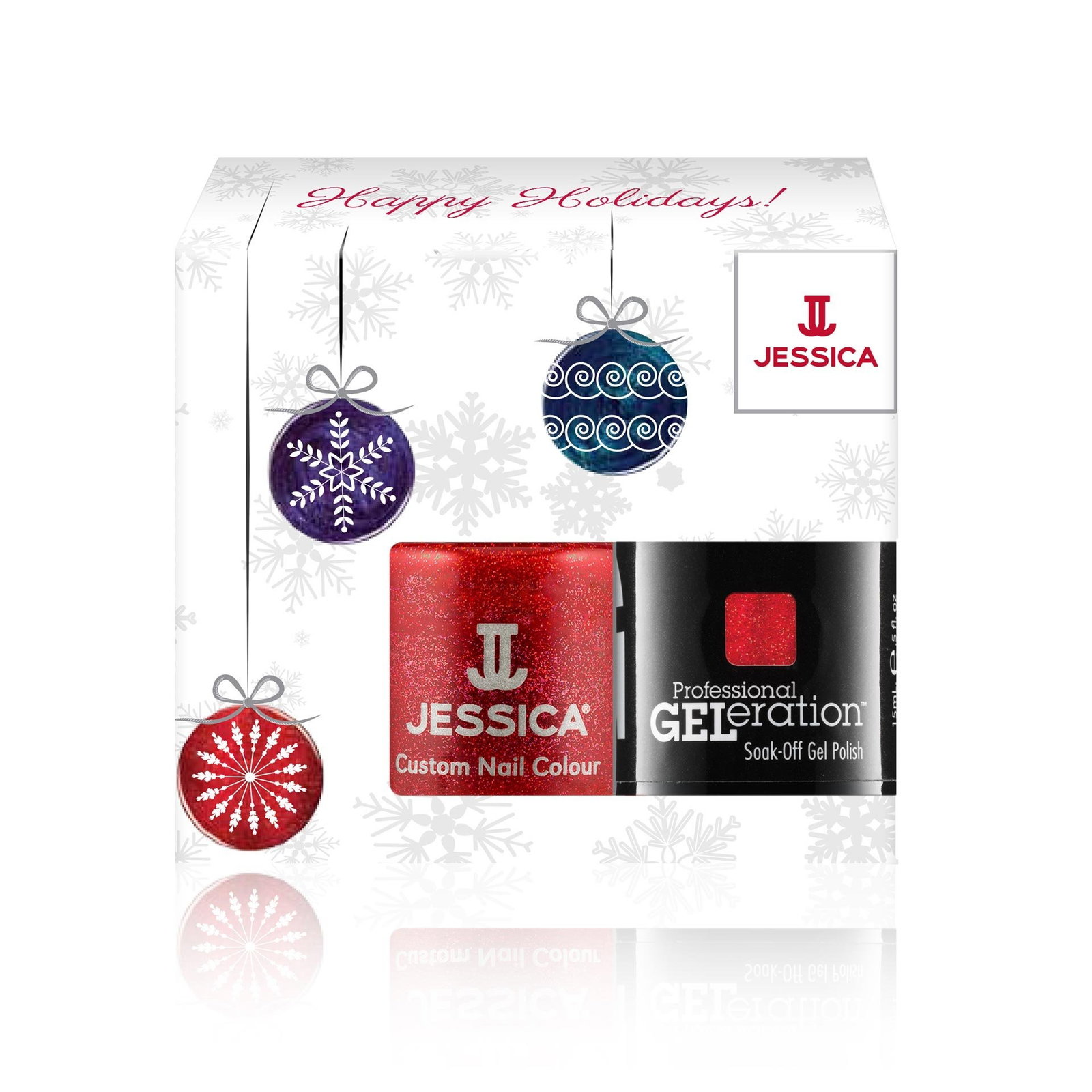Jessica Winter Set: GELeration és Custom Colors lakk Hearts on Fire