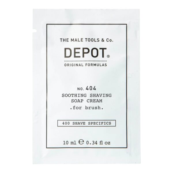 Depot, 400 Shave Specifics No. 404, Allantoin, Nyugtató, Shaving Soap Cream, 10 ml