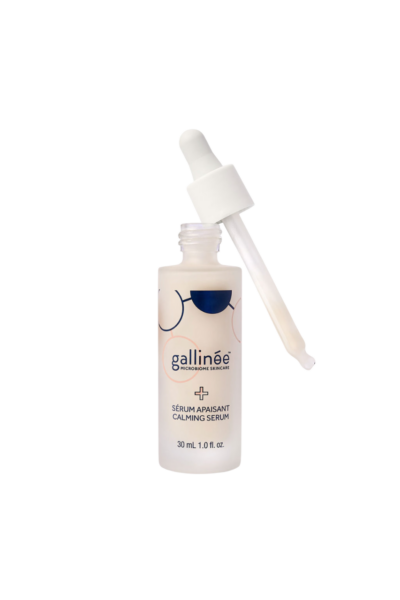 Gallinee, Microbiome Skincare, Prebiotics & Probiotics & Postbiotics, Nyugtató, Napi, Szérum, Arcra, 30 ml