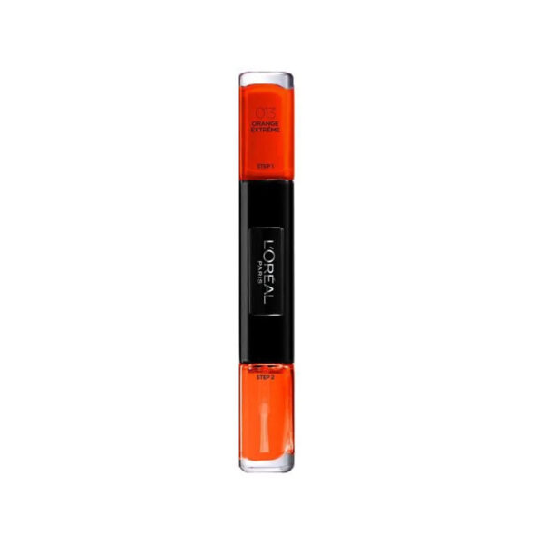 L'Oreal Paris, Infallible, Gél hatású, Nail Polish 2-In-1, 013, Orange
