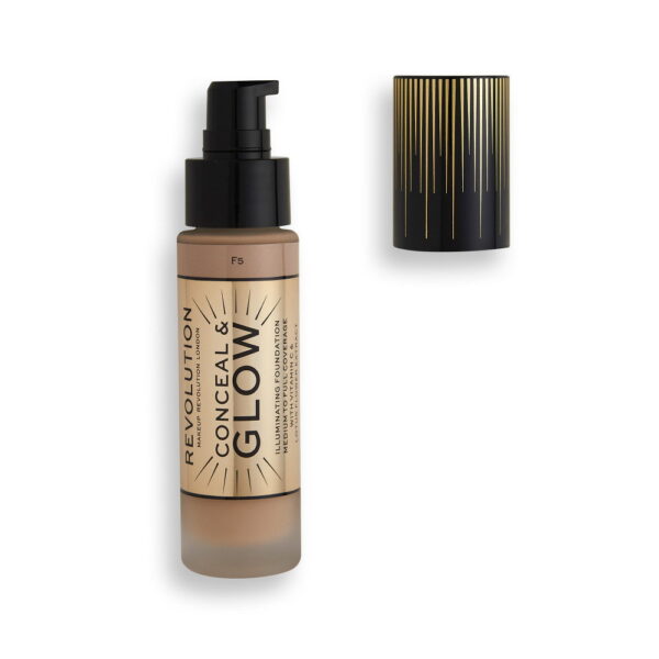 Makeup Revolution Conceal & Glow ragyogó krémalapozó, F5, 23 ml
