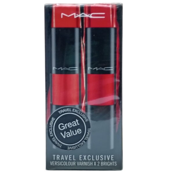 MAC Versicolour Varnish szájfény duó, Bright, 2 db